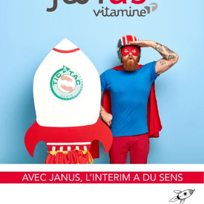 Janus intérim, venez participer à cette belle aventure, mise en page par Joris POUPET